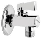 Ferro Robinet colțar cu bilă, filtru și manetă metalică - Z1212KF - Ferro (Z1212KF)