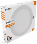 Avide Led beépíthető kerek mennyezeti lámpa 18w 4000k (ACRPNW-R-18W-ALU)