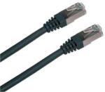 Datacom Cablu patch S/FTP, Cat6, 2xRJ45, 0.5m negru (16091)