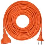 Solight Cablu flexibil Solight 1z - conector, 30m, 2 x 1, 5mm2, portocaliu (PS24)