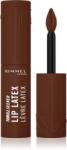 Rimmel Thrill Seeker Lip Latex ruj de buze lichid culoare 600 Cappuccino Deep 6 ml