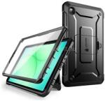 SUPCASE Samsung Tab A11 LTE UNICORN BEETLE PRO műanyag telefonvédő 360°-os védelem, műanyag előlap, FEKETE (GP-180518) (GP-180518)