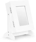 ModernHome FH-JC0120 Ékszeres doboz tükörrel 19, 5 × 13, 5 × 26, 6 cm, fehér