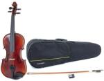 GEWA Violin Ideale, 4/4 lefthand, Set up with Wittner fine tuning tailpiece incl. shaped case, Massaranduba bow, Larsen Aurora strings