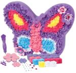 LEAN Toys 27411 DIY kreatív szett, lila pillangó párna