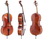 Gewa Cello Ideale, 1/2, Set up with Wittner fine tuning tailpiece, incl. bag, Larsen Aurora strings