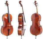 Gewa Cello Ideale, 1/4, Set up with Wittner fine tuning tailpiece, incl. bag, Larsen Aurora strings