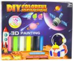 LEAN Toys 27735 Festőkészlet 3D Cosmos - 6 szín + 12 medál