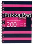 Pukka Pad Jotta Pad A4 200 oldalas vonalas spirálfüzet Navy Pink (A15579681)