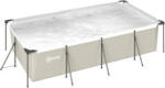 Outsunny Piscină Demontabilă Tubulară 394, 5x208, 3x80, 5 cm 6075 L cu Cadru Metalic Plasture de Reparare fără Pompă de Filtrare Gri | Aosom Romania (848-083V01LG) Piscina