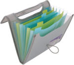 STRIGO Mapa Strigo SF099 Plastic Extensibil A5, 6 Compartimente, Gri (SF099)
