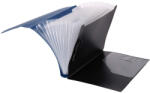 STRIGO Mapa Strigo SF054 PP, A4, 13 compartimente, inchidere cu elastic, clips metalic, Bleumarin (SF054)