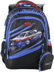 DACO Ghiozdan scoala Daco GH3518, 4 compartimente, 38 x 30 x 17 cm, Car (GH3518)