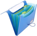 STRIGO Mapa Strigo SF102 Plastic Extensibil A4, 6 Compartimente, Albastru (SF102)