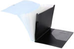 STRIGO Mapa Strigo SF049 PP, A4, 13 compartimente, inchidere cu elastic, clips metalic, Albastru (SF049)