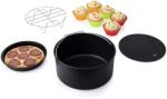 Princess Set de accesorii pentru friteuza cu aer cald Princess 10 piese, 3.2L, negru (182011)