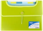 STRIGO Mapa Strigo SF033 Plastic Extensibil, A4, 6 Compartimente, Verde (SF033)