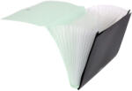 STRIGO Mapa Strigo SF051 PP, A4, 13 compartimente, inchidere cu elastic, clips metalic, Menta (SF051)