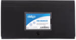 STRIGO Mapa plic cu capsa DL, Strigo SF030, 6 compartimente colorate, Negru (SF030)