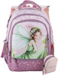 DACO Ghiozdan scoala Daco GH3020, 4 compartimente, 38 x 30 x 17 cm, Fairy (GH3020)