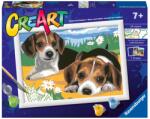 Ravensburger Set de pictură pe numere Ravensburger CreArt - Micii prieteni (28939)