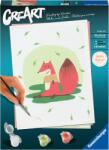 Ravensburger Set de pictură pe numere Ravensburger CreArt - Vulpea mică (23654)
