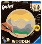 Ravensburger Set de pictat după numere Ravensburger CreArt Wooden - Peisaj montan (25923)
