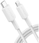Anker 322 USB-C to Lightning Cable (3ft Braided) White (A81B5G21)