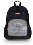 Gabol Rucsac, ghiozdan, cu fermoar, GABOL "Trick", gri-negru, skateboard (238540)