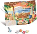 Ravensburger Set de pictură cu numere Ravensburger CreArt - Cabană confortabilă (23911)