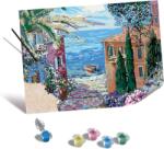 Ravensburger Set de pictură cu numere Ravensburger CreArt - Peisaj mediteranean (23913)