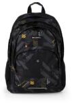 Gabol Rucsac, ghiozdan, cu fermoar, GABOL "Byte", negru, model geometric (238640)
