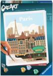 Ravensburger Set de pictură pe numere Ravensburger CreArt - Paris colorat (23687)
