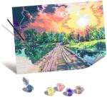 Ravensburger Set de pictură cu numere Ravensburger CreArt - Lumină magică (23912)