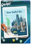 Ravensburger Set de pictură pe numere Ravensburger CreArt -New York (23686)
