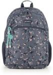 Gabol Rucsac, satchel, cu fermoar, GABOL "Secret", gri, model floral (238096)