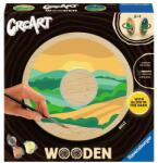 Ravensburger Set de pictat după numere Ravensburger CreArt Wooden - Dealuri (25925)