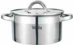 Voltz Oala Oliver Voltz OV51210S22, 4, 7 l, 22 x 12, 5 cm, Scala de masurare, Fund gros, Aragaz, Plite electrice, Inductie, Otel inoxidabil (OV51210S22)