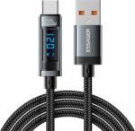 Essager EXC120-HC0G-P USB-A към Type-C Кабел за Данни и Зареждане 120W с Дигитален Дисплей 1 м