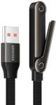 Essager USB-A към Type-C L-Shape Кабел за Данни и зареждане 7A 100W с Поставка за Игри 1 м