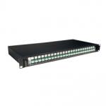 Legrand 032167 24xLC/APC duplex monomódusú 1U-19" fekete LCS3 optikai patch panel (032167)