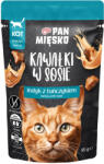 Pan Mięsko PAN MIĘSKO Darabkák mártásban - Pulyka tonhallal 85 g macskáknak