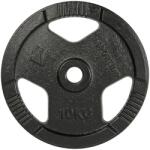 inSPORTline Öntöttvas súlytárcsa inSPORTline Hamerton Black 10 kg 30 mm, kopásgátló bevonat, praktikus fogantyú, hosszú élettartam (30789) - insportline Súlytárcsa
