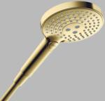 Hansgrohe Para de dus mobila, rotunda, 3 Jet, auriu lucios (Polished Gold Optic), Axor ShowerSolutions 26050990 26050990 (26050990)