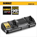DEWALT Akkumulátor töltő, duál port - 10.8V - 18V XR és 54V FLEXVOLT - DeWalt (DCB132) (DCB13QW)