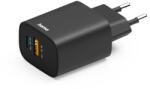 Hama hálózati gyorstöltő USB-C PD 30W - fekete (00201960) (00201960)