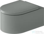 Duravit VITRIUM fali WC ülőke nélkül, fényes fehér/matt világosszürke 250409FD00 (250409FD00)