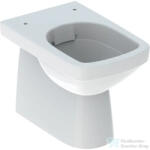Geberit SELNOVA SQUARE perem nélküli, vario kifolyású, falhoz illeszkedő mélyöblítéses wc, fehér 501.564. 01.7 (501564017)