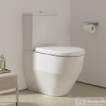 Laufen Pro mélyöblítésű kombi WC, Vario lefolyós, tartály és ülőke nélkül, LCC Active bevonattal, fehér H825952A000001 (H825952A000001)