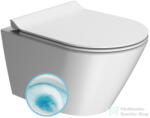 SAPHO GSI KUBE X fali WC, GeniusFlush, 36x50cm, dual matt fehér (941209) (941209)